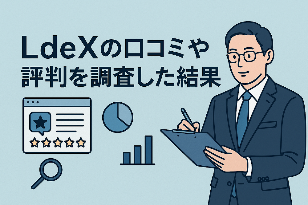 LdeXの口コミや評判を調査した結果