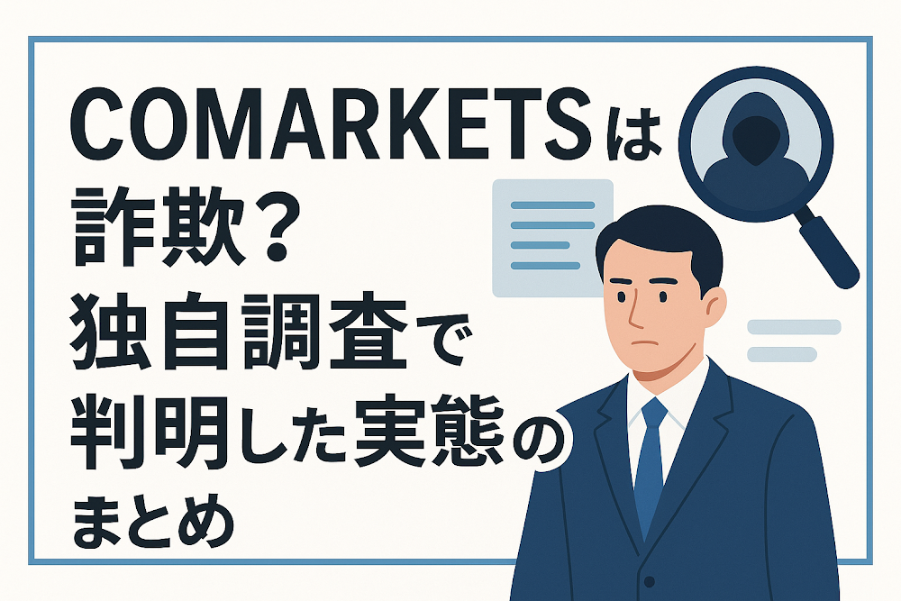 COMARKETSは詐欺?独自調査で判明した実態のまとめ