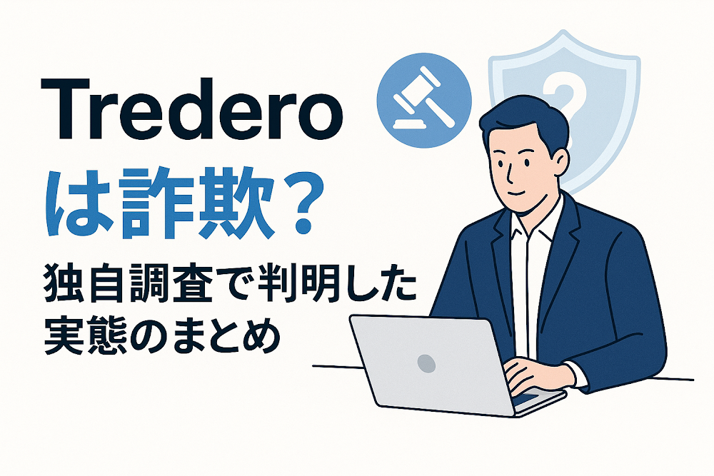 Tredero(トレデロ)は詐欺?独自調査で判明した実態のまとめ