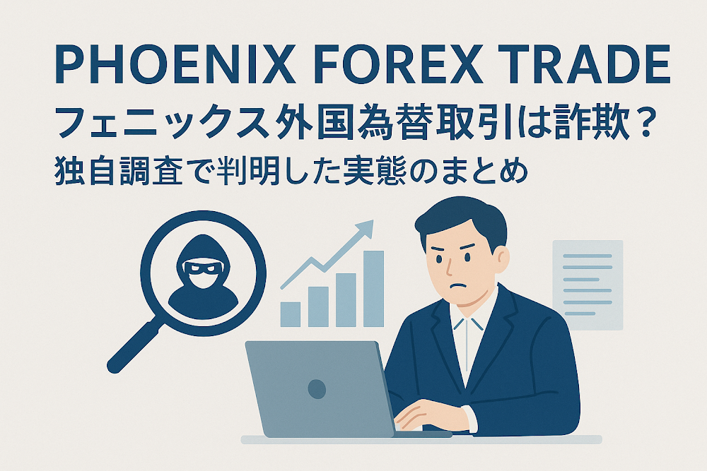 PHOENIX FOREX TRADE（フェニックス外国為替取引）は詐欺？独自調査で判明した実態のまとめ