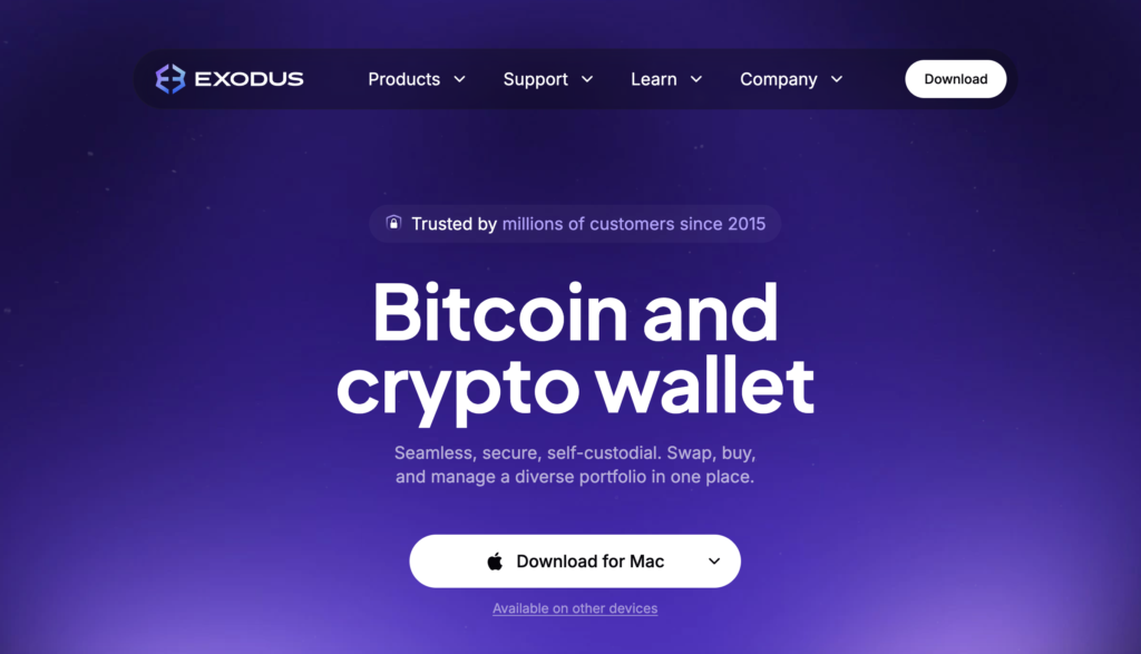 正規のExodus Wallet