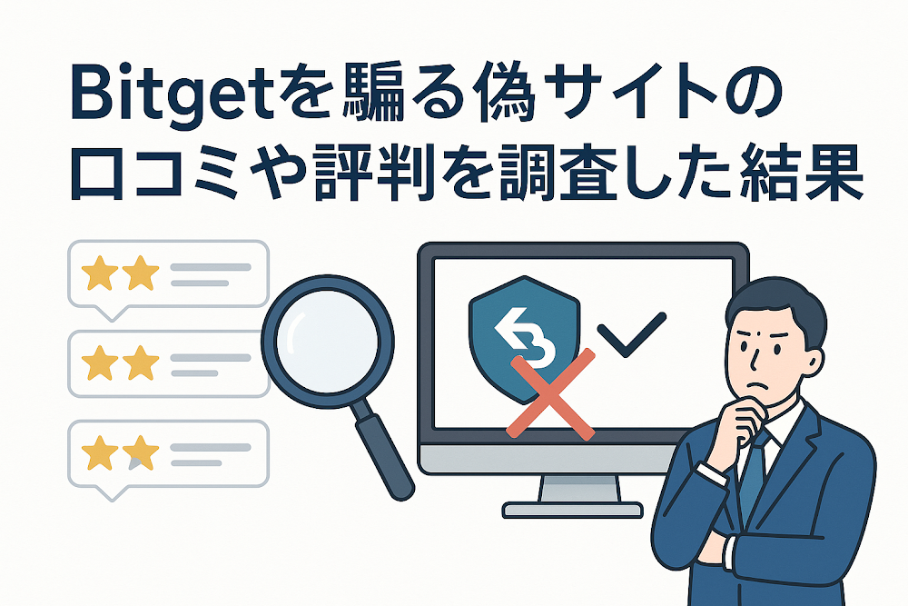 BitGetを騙る偽サイトの口コミや評判を調査した結果