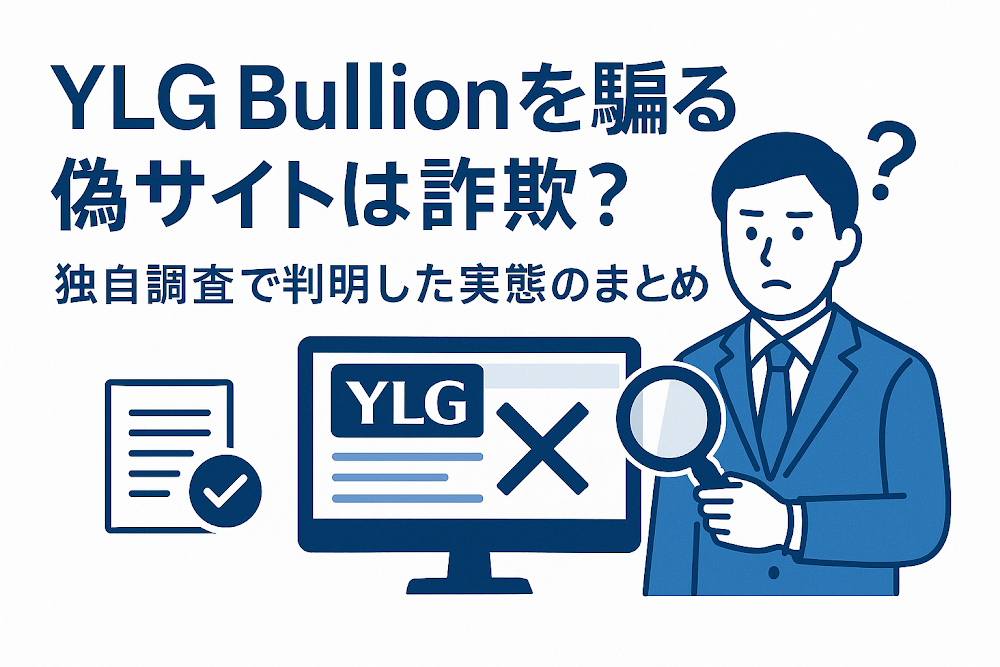 YLG Bullionを騙る偽サイトは詐欺？独自調査で判明した実態のまとめ