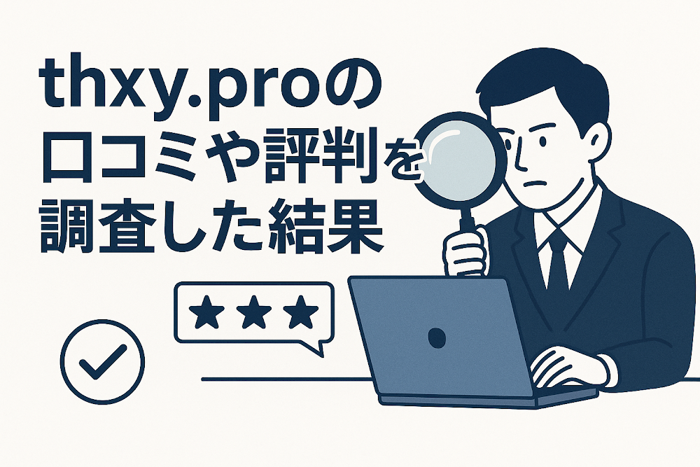 thxy.proの口コミや評判を調査した結果