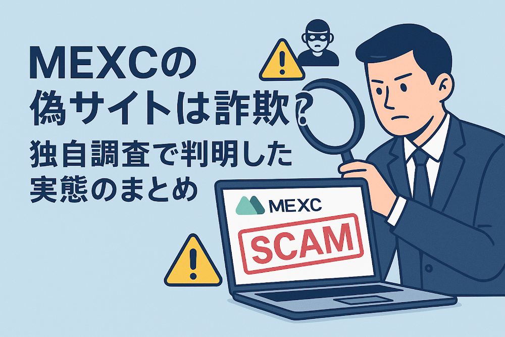 MEXCの偽サイトは詐欺？独自調査で判明した実態のまとめ