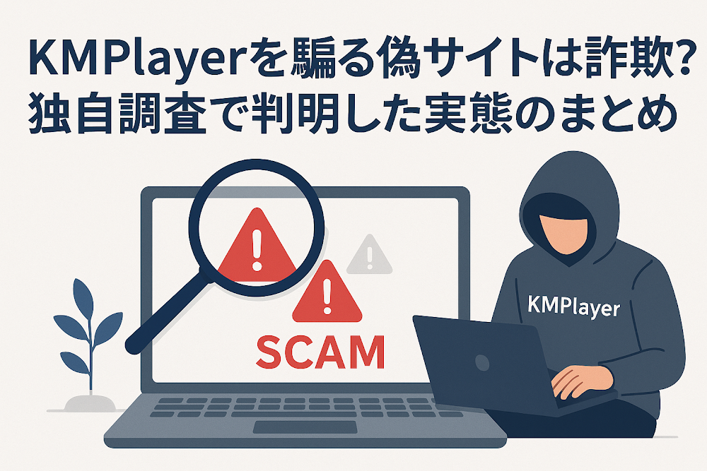 KMPlayerを騙る偽サイトは詐欺？独自調査で判明した実態のまとめ