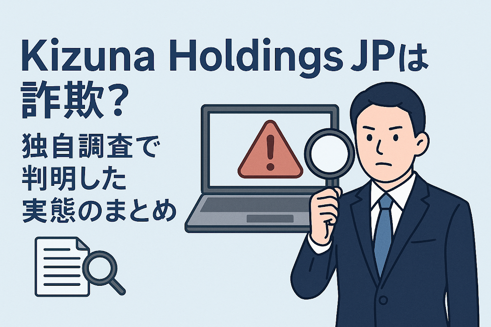 Kizuna Holdings JPは詐欺？独自調査で判明した実態のまとめ