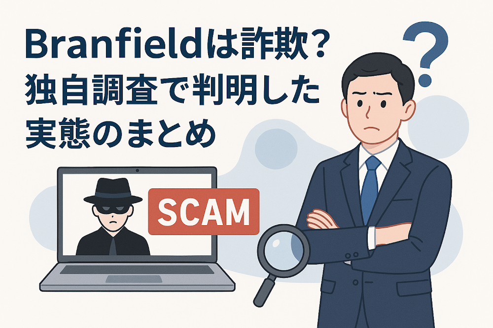 Branfieldは詐欺？独自調査で判明した実態のまとめ