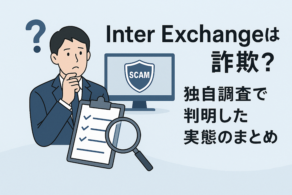 Inter Exchangeは詐欺?独自調査で判明した実態のまとめ