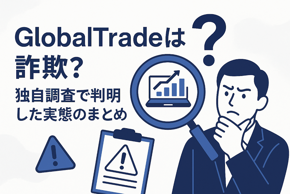 GlobalTradeは詐欺?独自調査で判明した実態のまとめ