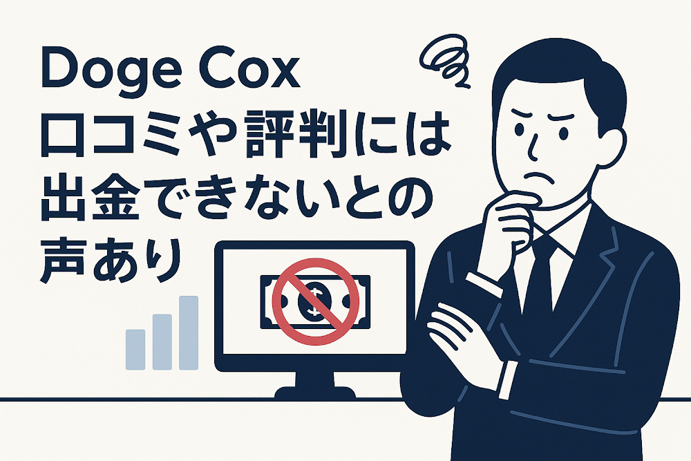 Doge Coxの口コミや評判には出金できないとの声あり