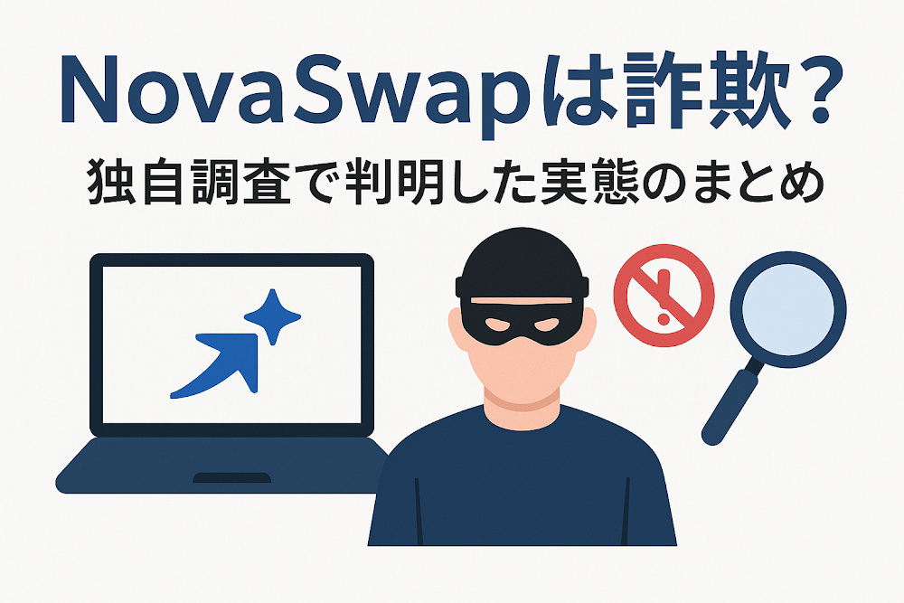 NovaSwapは詐欺？独自調査で判明した実態のまとめ