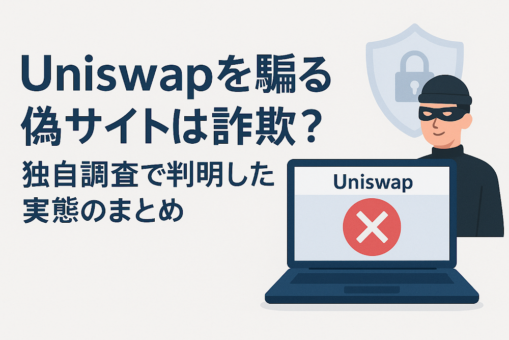 Uniswapを騙る偽サイトは詐欺？独自調査で判明した実態のまとめ