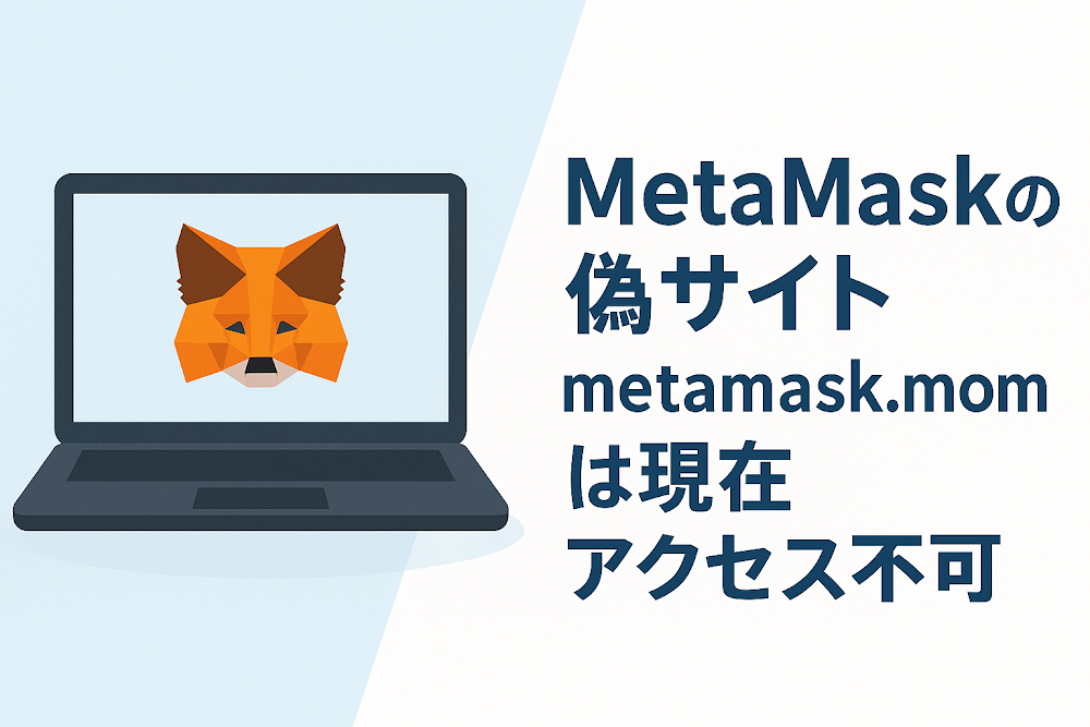 MetaMaskの偽サイト「metamask.mom」は現在アクセス不可