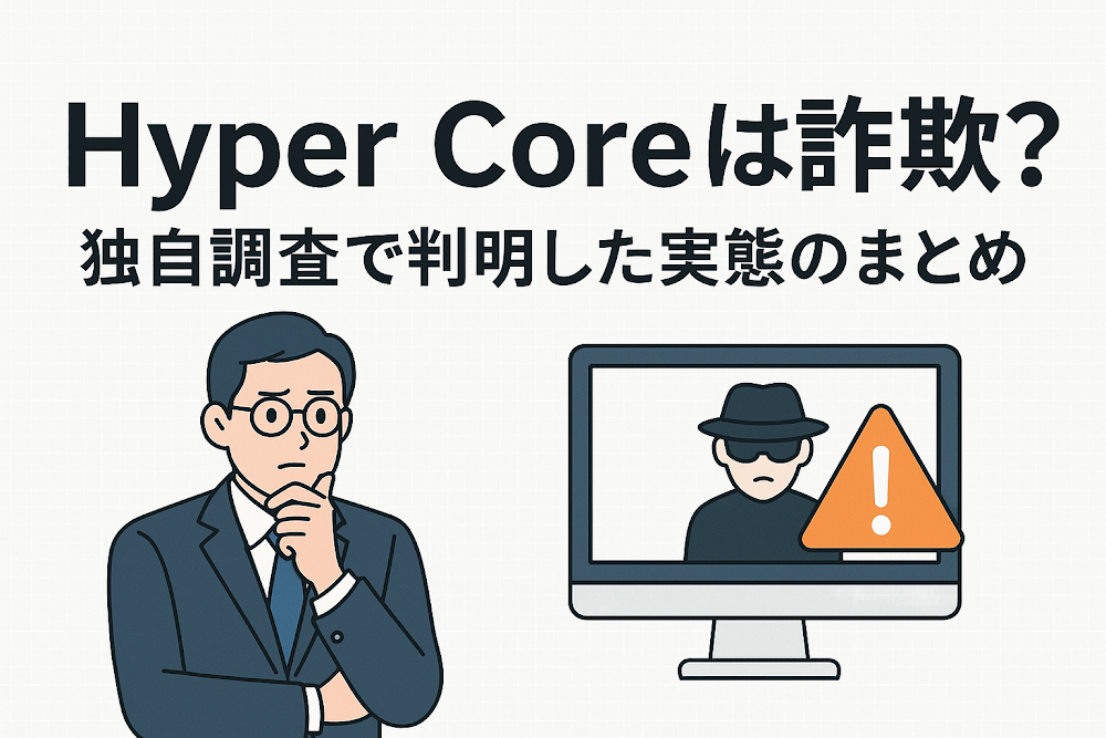 Hyper Coreは詐欺?独自調査で判明した実態のまとめ