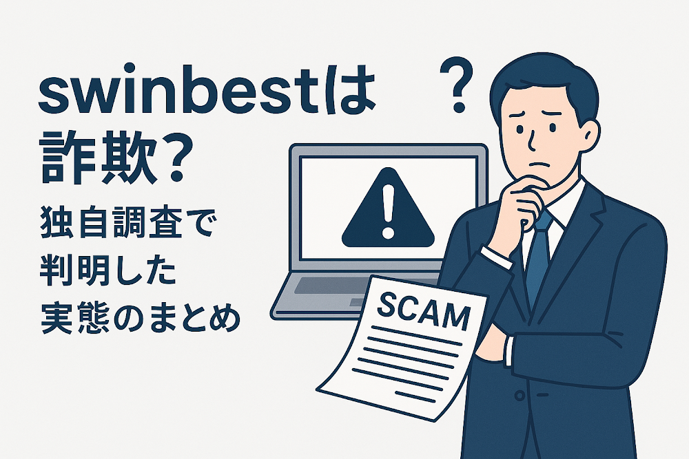 swinbestは詐欺？独自調査で判明した実態のまとめ