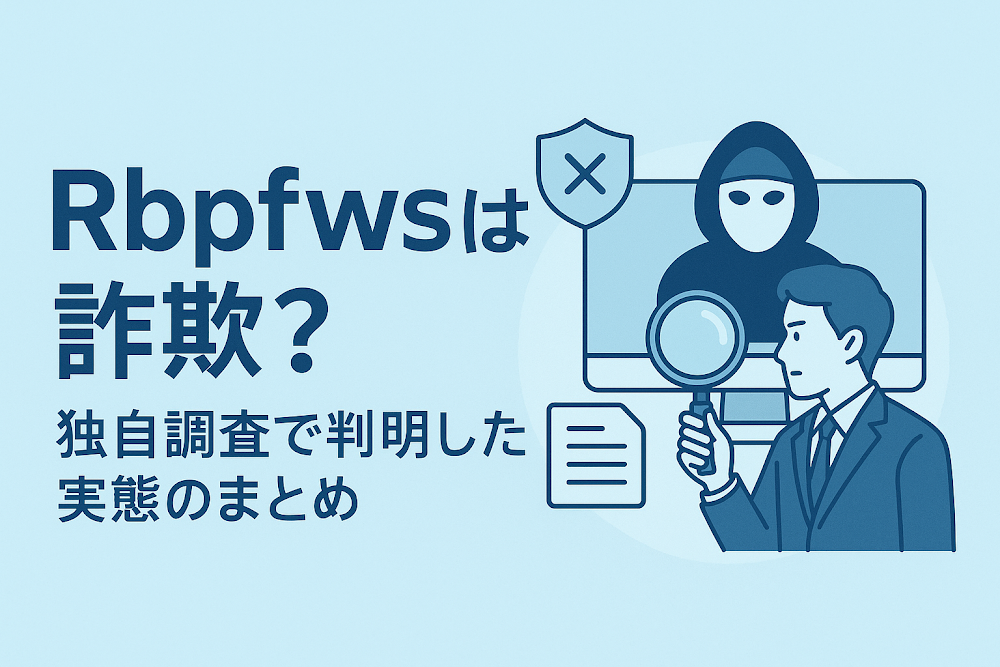 Rbpfwsは詐欺？独自調査で判明した実態のまとめ