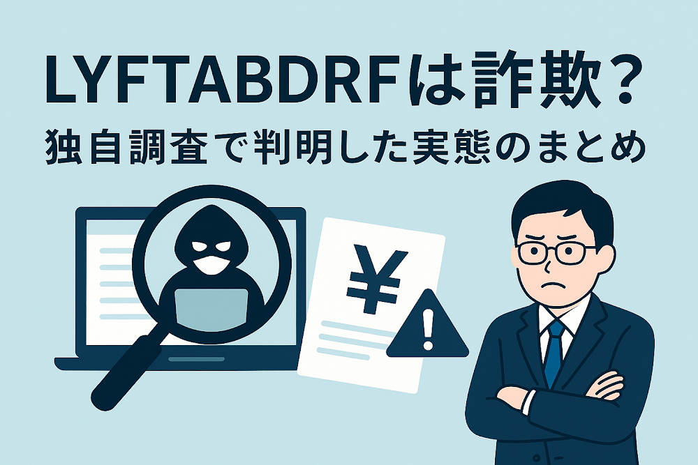 LYFTABDRFは詐欺?独自調査で判明した実態のまとめ