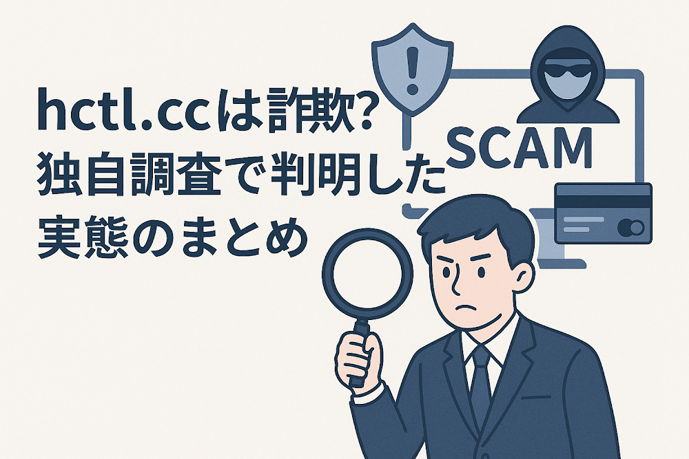 hctl.ccは詐欺?独自調査で判明した実態のまとめ