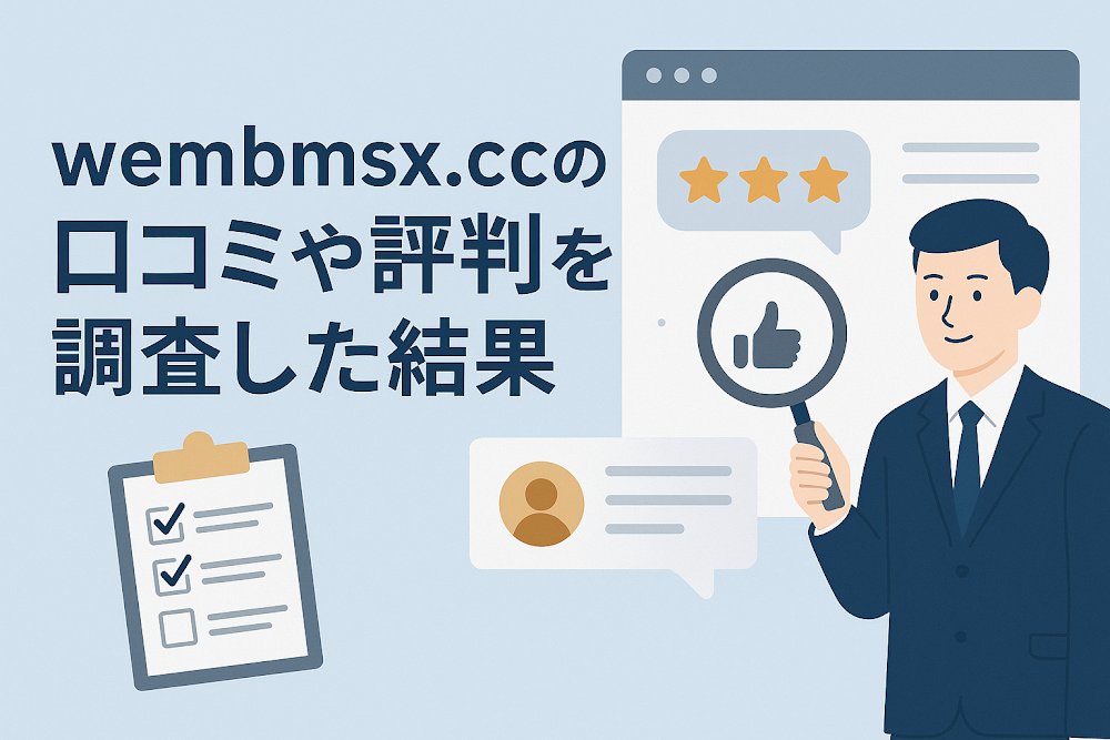 wembmsx.ccの口コミや評判を調査した結果