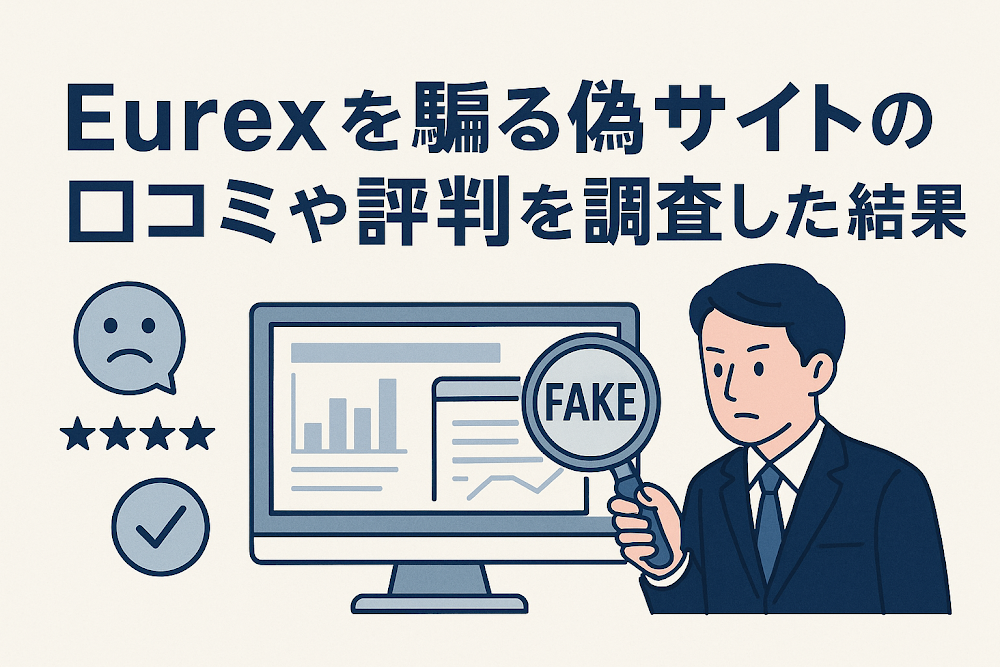 Eurexを騙る偽サイトの口コミや評判を調査した結果