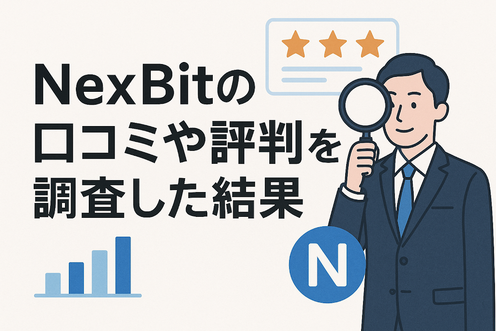 NexBitの口コミや評判を調査した結果
