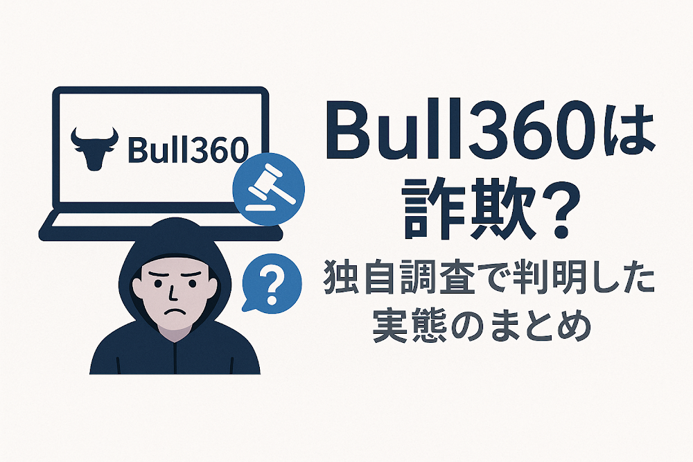 Bull360は詐欺？独自調査で判明した実態のまとめ