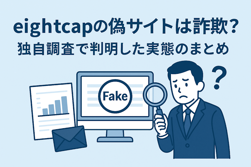 eightcapの偽サイトは詐欺?独自調査で判明した実態のまとめ