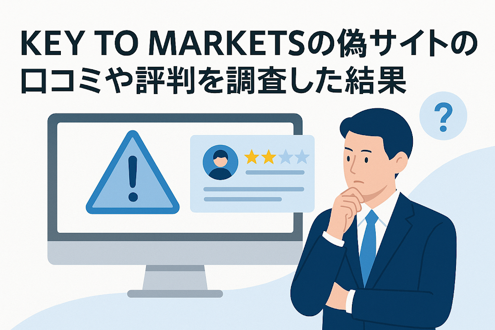 KEY TO MARKETSの偽サイトの口コミや評判を調査した結果