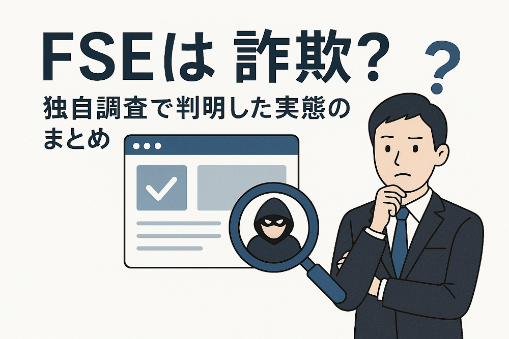 FSEは詐欺?独自調査で判明した実態のまとめ