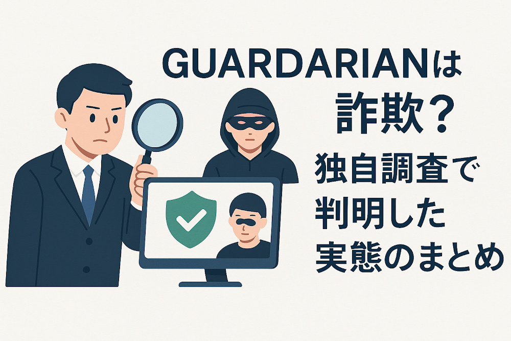 GUARDARIANは詐欺?独自調査で判明した実態のまとめ