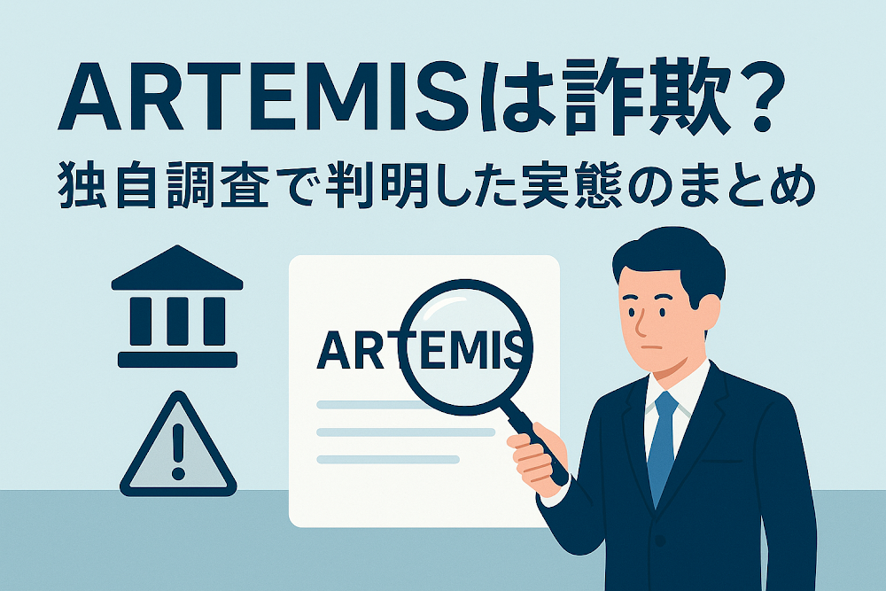 ARTEMISは詐欺？独自調査で判明した実態のまとめ