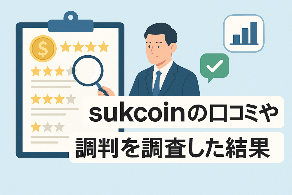 sukcoinの口コミや評判を調査した結果