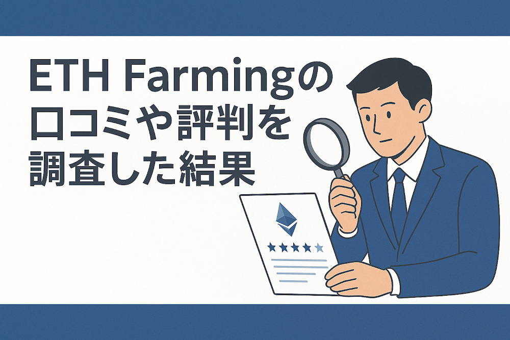 ETH Farmingの口コミや評判を調査した結果