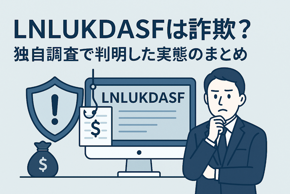 LNLUKDASFは詐欺？独自調査で判明した実態のまとめ