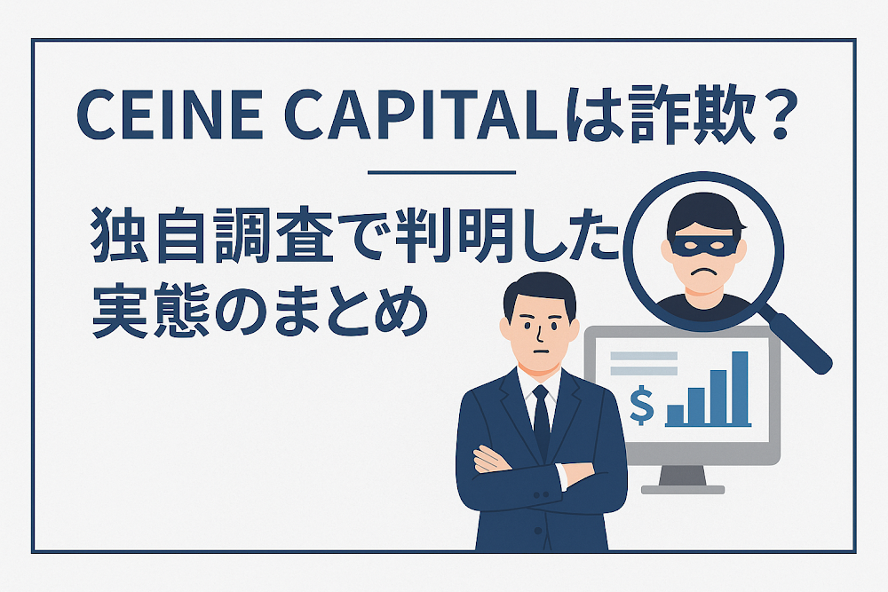 CEINE CAPITALは詐欺？独自調査で判明した実態のまとめ