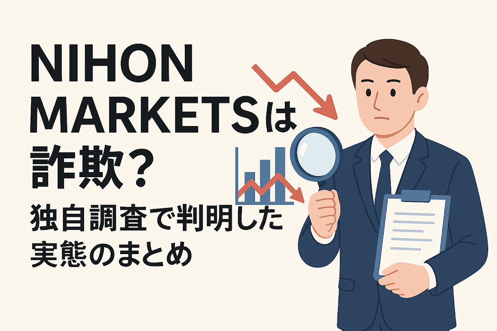 NIHON MARKETSは詐欺?独自調査で判明した実態のまとめ