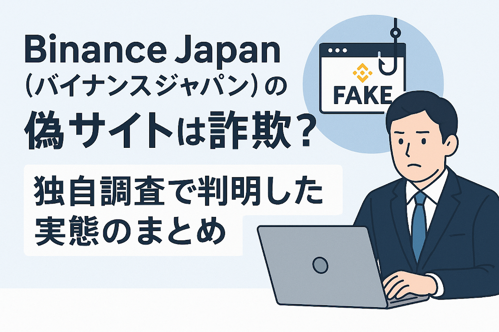 Binance Japan(バイナンスジャパン)の偽サイトは詐欺?独自調査で判明した実態のまとめ