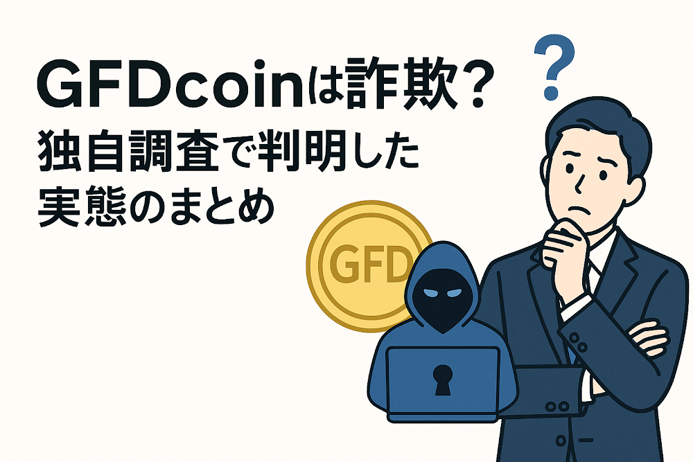 GFDcoinは詐欺?独自調査で判明した実態のまとめ