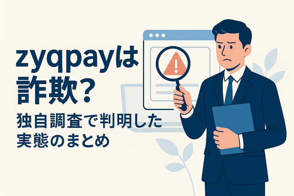 zyqpayは詐欺?独自調査で判明した実態のまとめ