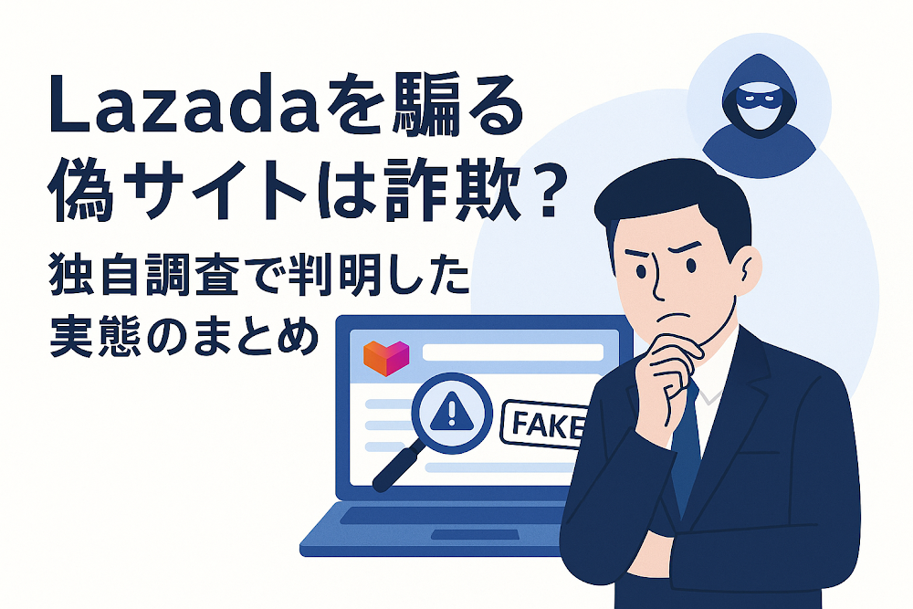 Lazadaを騙る偽サイトの詐欺の実態とは？口コミの怪しさや評判を紹介