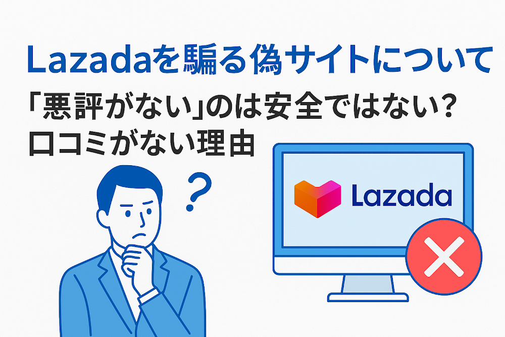 Lazadaを騙る偽サイトの詐欺の実態とは？口コミの怪しさや評判を紹介