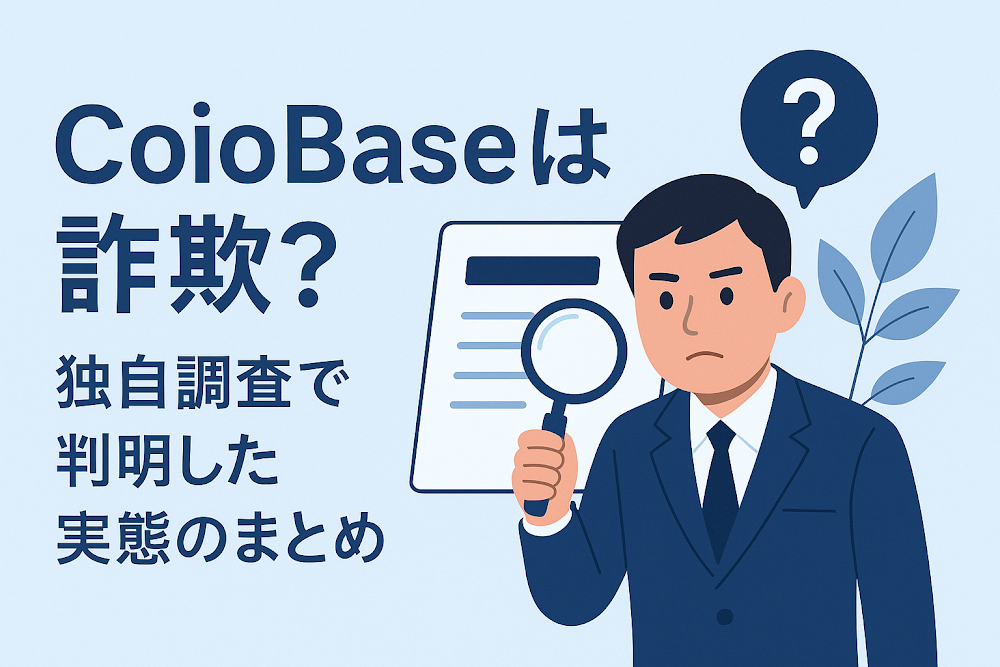 CoioBaseは詐欺?独自調査で判明した実態のまとめ