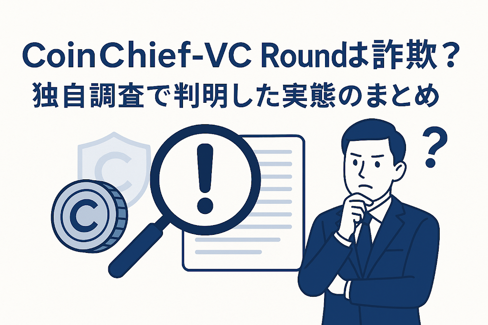 CoinChief-VC Round(conceptdm.com)は詐欺?独自調査で判明した実態のまとめ