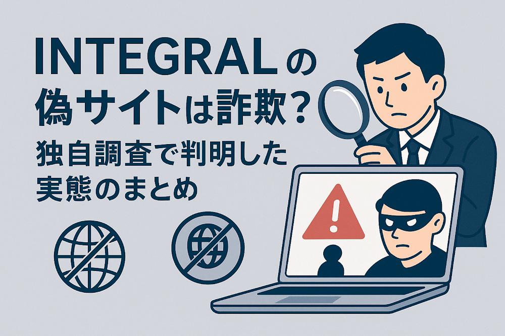 INTEGRAL(インテグラル)の偽サイトは詐欺?独自調査で判明した実態のまとめ