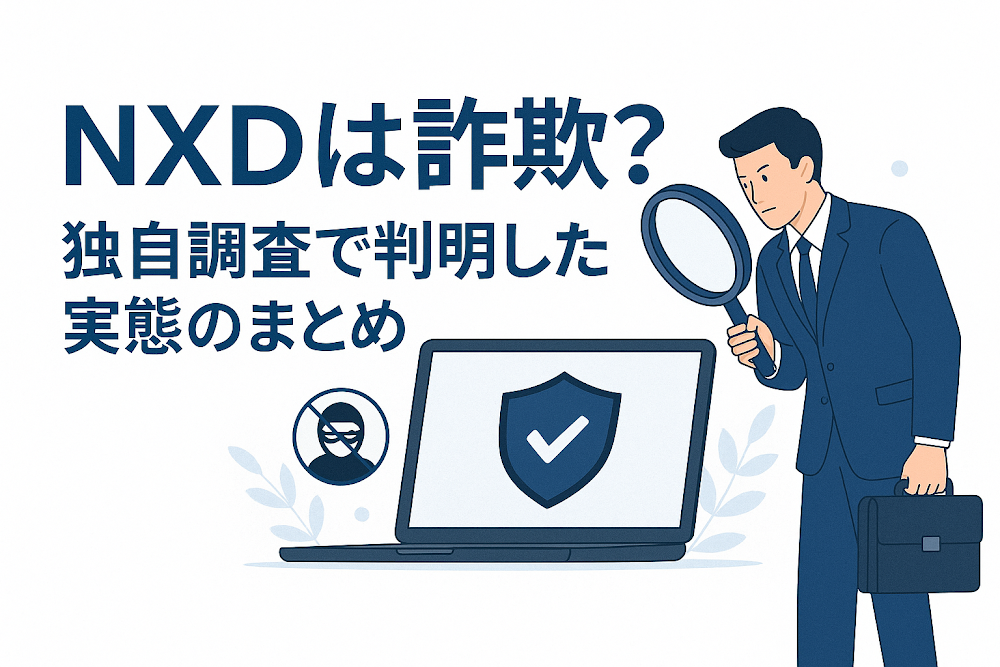 NXDは詐欺?独自調査で判明した実態のまとめ