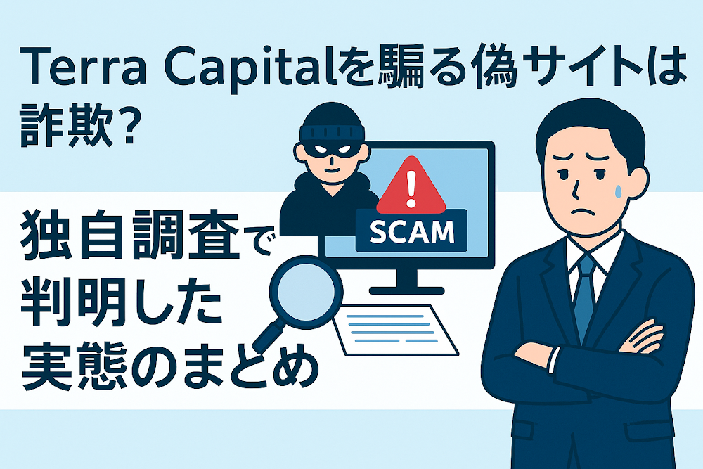 Terra Capitalを騙る偽サイトは詐欺?独自調査で判明した実態のまとめ