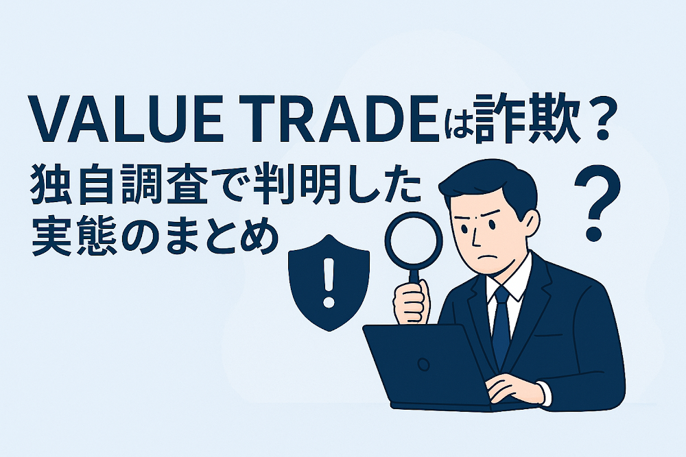 VALUE TRADE(businesssupport.bet)は詐欺?独自調査で判明した実態のまとめ