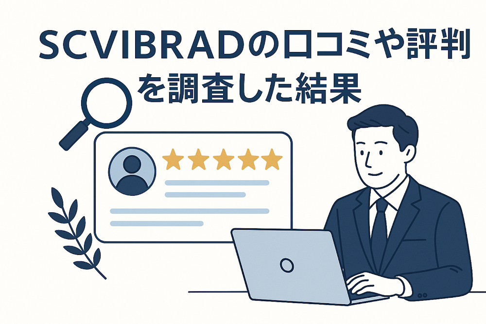SCVIBRADの口コミや評判を調査した結果