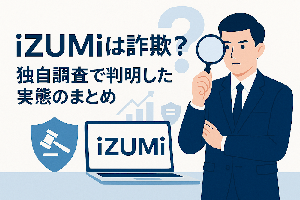 iZUMi(izumifek.com)は詐欺?独自調査で判明した実態のまとめ